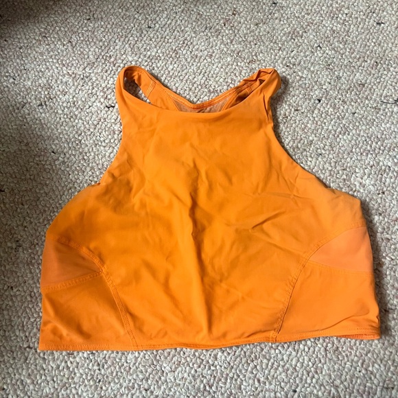 lululemon athletica Orange Mesh-Back Train Bra - Picture 4 of 7